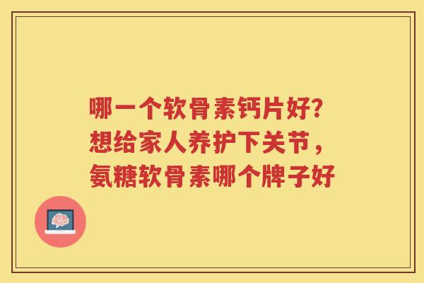 哪一个软骨素钙片好?想给家人养护下关节,氨糖软骨素哪个牌子好 哪一个软骨素钙片好?想给家人养护下关节,氨糖软骨素哪个牌子好