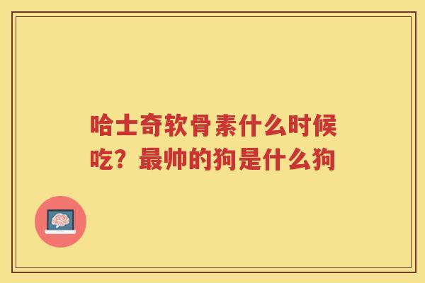 哈士奇软骨素什么时候吃？帅的狗是什么狗