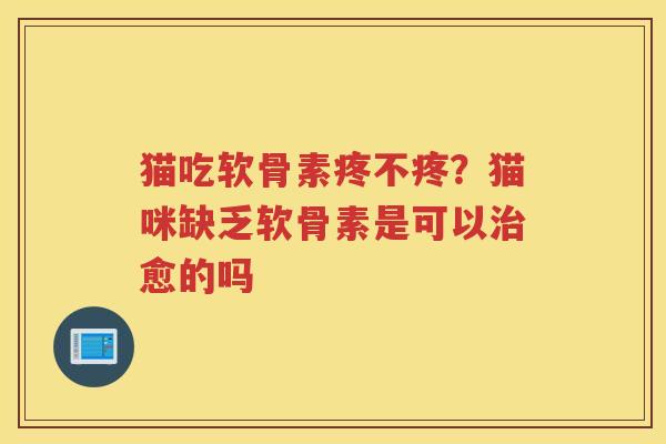 猫吃软骨素疼不疼？猫咪缺乏软骨素是可以愈的吗