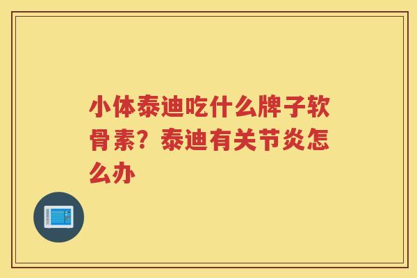 小体泰迪吃什么牌子软骨素?泰迪有怎么办 小体泰迪吃什么牌子软骨素?泰迪有怎么办