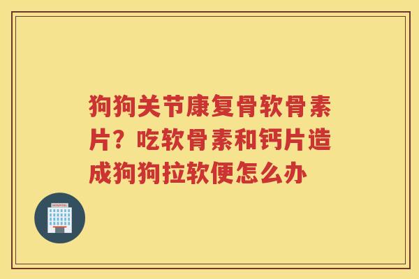 狗狗关节康复骨软骨素片?吃软骨素和钙片造成狗狗拉软便怎么办 狗狗关节康复骨软骨素片?吃软骨素和钙片造成狗狗拉软便怎么办