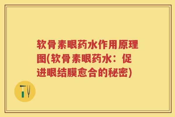 软骨素眼药水作用原理图(软骨素眼药水：促进眼结膜愈合的秘密)