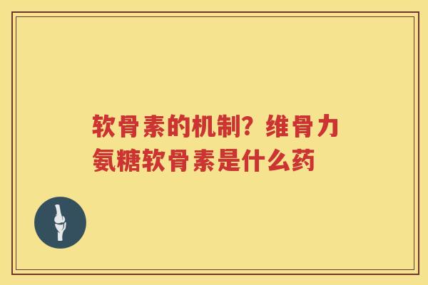 软骨素的机制?维骨力氨糖软骨素是什么药 软骨素的机制?维骨力氨糖软骨素是什么药