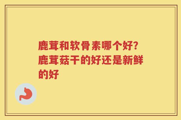 鹿茸和软骨素哪个好?鹿茸菇干的好还是新鲜的好 鹿茸和软骨素哪个好?鹿茸菇干的好还是新鲜的好