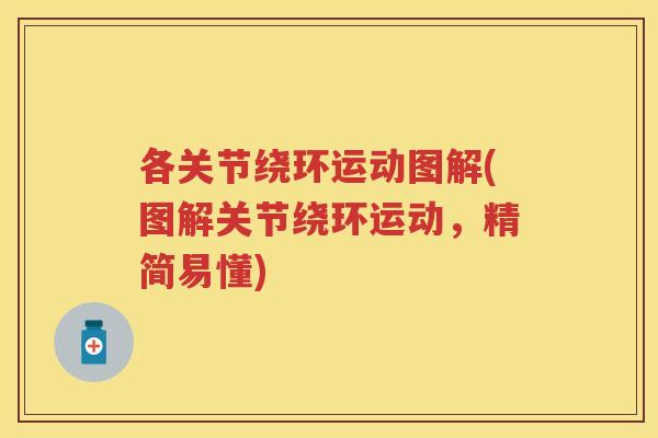 各关节绕环运动图解(图解关节绕环运动,精简易懂) 各关节绕环运动图解(图解关节绕环运动,精简易懂)