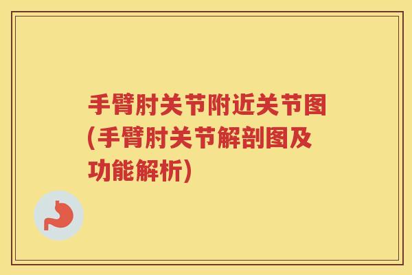 手臂肘关节附近关节图(手臂肘关节解剖图及功能解析)