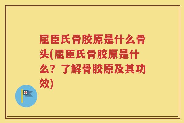 屈臣氏骨胶原是什么骨头(屈臣氏骨胶原是什么?了解骨胶原及其功效) 屈臣氏骨胶原是什么骨头(屈臣氏骨胶原是什么?了解骨胶原及其功效)