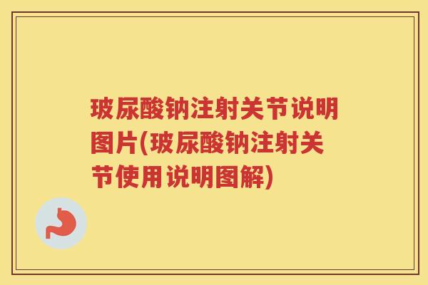 玻尿酸钠注射关节说明图片(玻尿酸钠注射关节使用说明图解)
