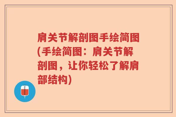 肩关节解剖图手绘简图(手绘简图：肩关节解剖图，让你轻松了解肩部结构)